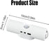 Generic 7 Colors-500mAh (1PC-White,3-Colors) Rechargeable Smart LED Motion Sensor Ambient Light, Upgraded Large