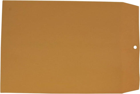 School Smart Kraft Envelope with Clasp, 10 x 13 Inches, Pack of 100, 85046