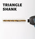INTOO Hss Cobalt Drill Bits Set, 21PCS Triangle Shank Industry Drill Bits with Golden Ratio Tip