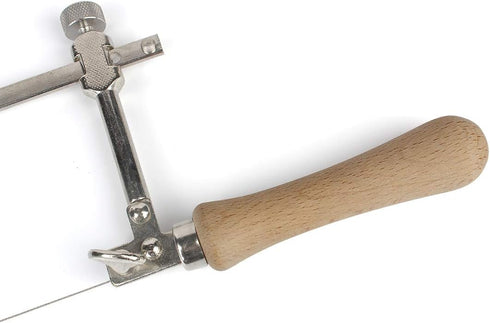 Coping Saw Steel Frame for Cutting Wood, Stone, Jade, and Metal, Multifunction Hand Tool