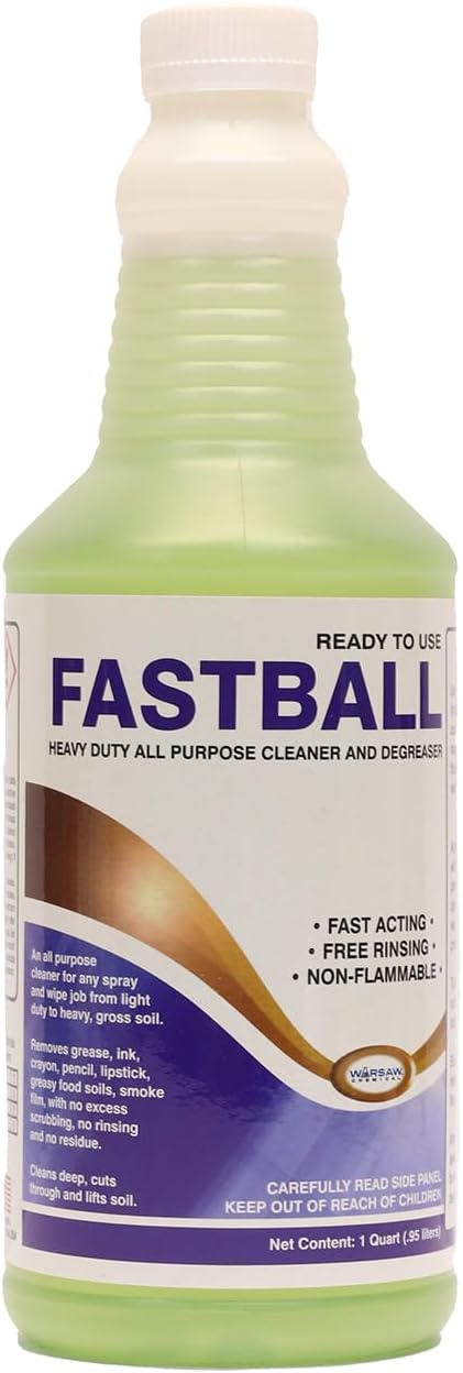 Warsaw Fastball Heavy Duty Industrial Degreaser & All Purpose Cleaner, Pine Scent,