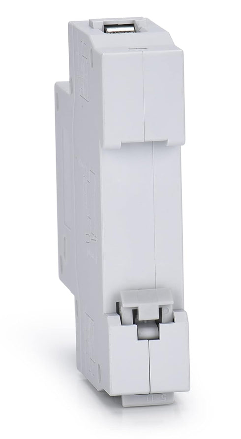 AC Miniature Circuit Breaker, 16 Amp 120V/240V 1 Pole DIN Rail Mount, Thermal Magnetic Trip, Solar AC Disconnect Switch