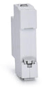 AC Miniature Circuit Breaker, 16 Amp 120V/240V 1 Pole DIN Rail Mount, Thermal Magnetic Trip, Solar AC Disconnect Switch