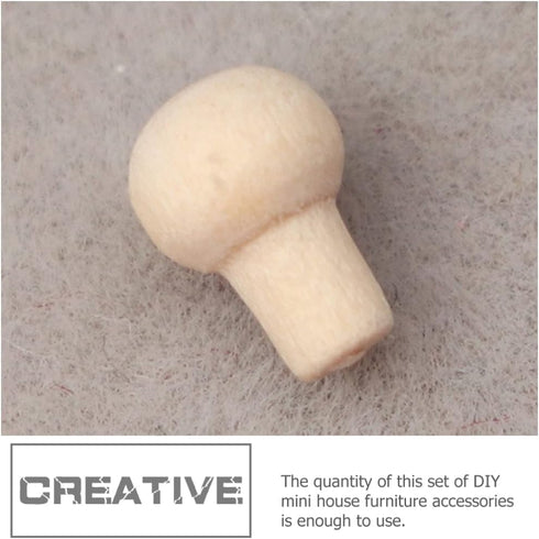 1 12 24Pcs Alipis Miniature Drawer Knobs Scale Tiny Furniture Accessories for Dollhouse Cabinet Door Handles Small Wood