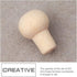 1 12 24Pcs Alipis Miniature Drawer Knobs Scale Tiny Furniture Accessories for Dollhouse Cabinet Door Handles Small Wood