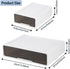 Stackable Desk Organizer - Large 3 Drawer Desktop Storage Box, 13" Wide Letter Size Organizer for Office and Makeup