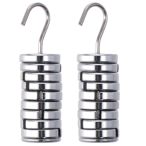 Durable Silver Lab Slotted Mass Set with Hanger and Case, 10g Each, High Quality Chromium-Plated Metal Slotted Weights