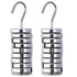 Durable Silver Lab Slotted Mass Set with Hanger and Case, 10g Each, High Quality Chromium-Plated Metal Slotted Weights