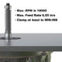 FivePears Flush Trim Router Bits, 1/2 Inch Shank, 1-1/2 Inch Cutting Diameter for Woodworking