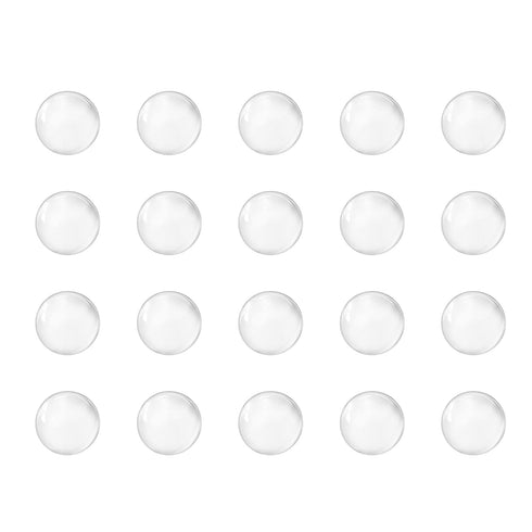 uxcell 6mm Solid Round Clear Glass Ball Boiling Stones, Soda Lime Glass Beads, 500pcs