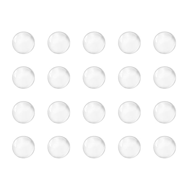 uxcell 6mm Solid Round Clear Glass Ball Boiling Stones, Soda Lime Glass Beads, 500pcs