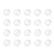 uxcell 6mm Solid Round Clear Glass Ball Boiling Stones, Soda Lime Glass Beads, 500pcs