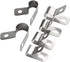 XINGYHENG 90pcs Metal Cable Clamps Fastener Assortment Kit 3.2-9mm for Wire Tube Plastic Wire Cord Management