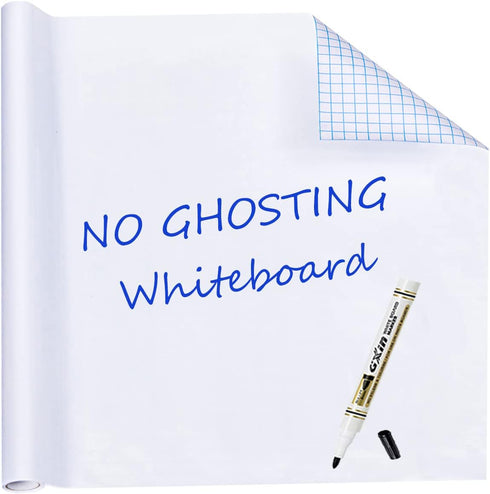 HAMIGAR Whiteboard Sticker for Wall, 23.4" x 78.7", Large Peel and Stick Whiteboard Wallpaper, Dry Erase Contact Paper