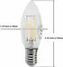Anyray 1-LED Bulb 6-Watt E17 (40-Watt 50-Watt 60W Dimmable Intermediate Base Candle Light and Replacement) (Cool White)