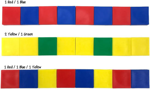 Set 400 EAI Education Color Tiles: Plastic - of in a Jar