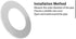 SAFYY Stainless Steel Wall Split Flange, Self Adhesive Round Escutcheon Plate Cover for Various Pipes