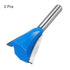 2pcs 1" 1/4" 14 HARFINGTON Dovetail Router Bit Diameter Shank Tungsten Carbide Degree Dovetail Joint Drill Bit for Box