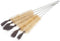 Utoolmart 5Pcs Wire Tube Brushes, 20mm Dia Twist Handle Bristle Tubing Cleaning Brush for Auto Parts Bottles Tubes