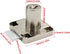 Superhao 2pcs Drawer Locks with Keys Drawer Locks with Keys Hardware Accessories Furniture Cabinet Used for Bedside