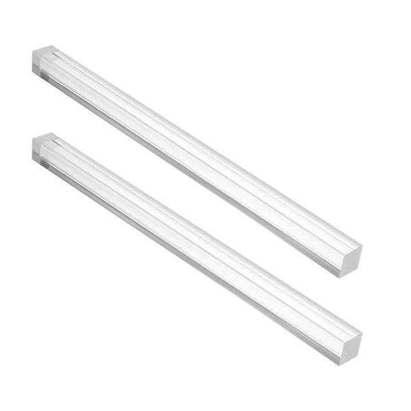 uxcell Clear Acrylic Rod Square Shape PMMA Bar, 0.6" x 0.6" x 10", 2 Pcs