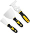 3Pcs Putty Knife Set - 2" 4" Stainless Steel Spackle Knives for Repairing Drywall and Applying Putty, Plaster, Cement