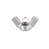 uxcell M6 Wing Nuts, Stainless Steel 304 Fasteners, 20pcs Hand Twist Tighten Ear Butterfly Nuts