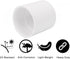 2Pack 3" PVC Pipe Coupling Adapter, Schedule 40 Heavy Duty Slip Socket Connectors for DIY Garden Support, White