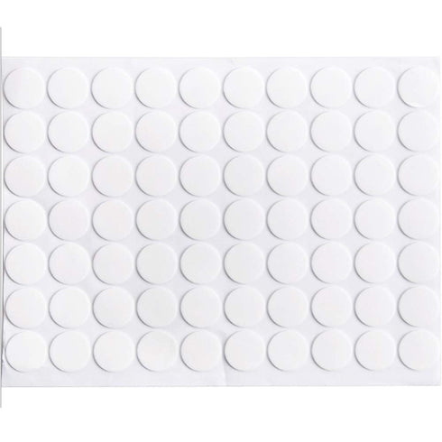 Teensery 210 Count Transparent Double-Sided Tape Stickers Round Acrylic No Traces Adhesive Creative Waterproof Small