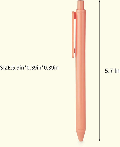 WY WENYUAN 12-Pcs Ballpoint Pens, 1.0 mm Medium Point Comfortable Writing Pens for Women