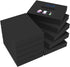 ZCZN Small Sticky Notes, 1.5in x 2in, 100 Sheets/Pad, 10 Pads/Pack, Black Color