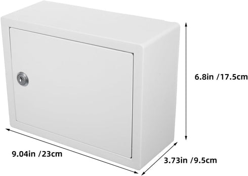 2PCS Mailbox NUOBESTY Wall Mounted Milk Box Dairy Container Holder Waterproof Milk Bottle Case Plastic Outdoor Key Lock