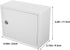 2PCS Mailbox NUOBESTY Wall Mounted Milk Box Dairy Container Holder Waterproof Milk Bottle Case Plastic Outdoor Key Lock