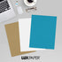 LUXPaper 8.5" x 11" Paper, Letter Size, Bright Blue, 60lb. Text, 50 Qty