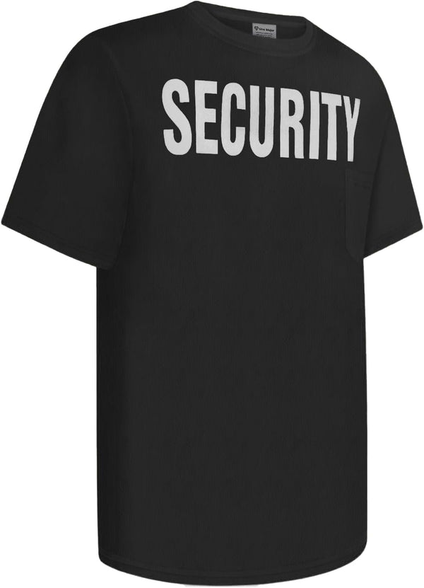Security T Shirts for Men Safety Work Shirt for Security Guard, Front