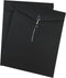 YOKIVE 2 Pack String Envelope File Folders, Paper Pocket Folder, Letter Size Jackets for Office, Black, A4