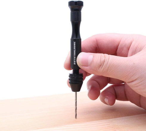Precision Pin Vise Hand Drill with 25pcs Micro Twist Drill Bits Set (0.5-3.0mm) Mini Hand Drill Rotary Tool for PCB,Metal,Wood,Jewelry,Plastic,Resin Manual Making DIY Assembling Drilling by AUTOTOOLHOME