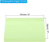 PATIKIL 4 x 3 Inch Sticky Notes, 6 Pack Self-Stick Note Pads Bright Color 100 Sheets/Pad Adhesive Memo Post for Home Office Business, Green