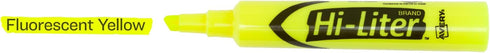 AVERY Hi-Liter Desk-Style Highlighters, 2 Yellow Highlighters, Smear Safe Ink, Chisel Tip (24081)
