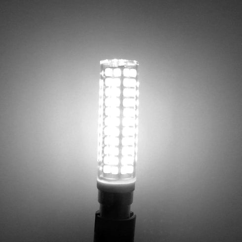 10W BA15D Bulb 6 Pack Dimmable Bulb 80W Bulbs T3 T4 Bulbs 6000K 1000LM Bulb Lxcom Lighting LED Corn Double Contact