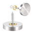uxcell Mirror Screws Decorative Caps Cover Nails Brushed Stainless Steel 25mm (4pcs)