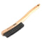 Forney 70504 Wire Scratch Brush, Carbon Steel, Curved Wood Handle, 13-3/4" x .014"