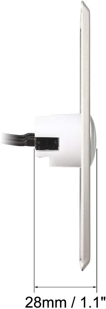 uxcell Door Release Button - Push to Exit Resettable NO/NC/COM Switch for Access Control Panel, 115mmx70mm