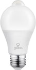 31448 60W (3000K) A19 Non-Dimmable Bulb, E26 800 Globe Electric Equivalent Warm White Motion Sensor LED Light Base
