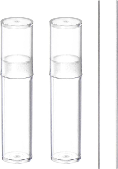 2pcs 0.0039" Pin Gage, 0.1mm Diameter Class X Plug Gage Pin with 0.001mm Tolerance, Bearing Steel Go No-Go