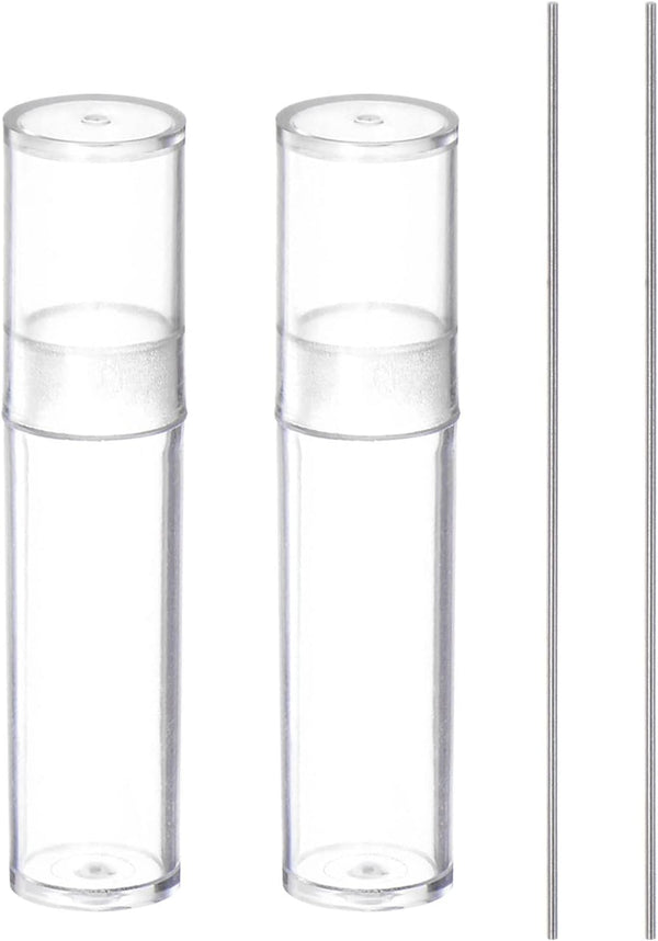 2pcs 0.0039" Pin Gage, 0.1mm Diameter Class X Plug Gage Pin with 0.001mm Tolerance, Bearing Steel Go No-Go