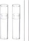 2pcs 0.0039" Pin Gage, 0.1mm Diameter Class X Plug Gage Pin with 0.001mm Tolerance, Bearing Steel Go No-Go