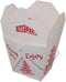 Pack of 15 PAGODA Chinese Take Out Boxes, 8 oz / Half Pint Party Favor
