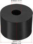 PATIKIL Multi Purpose Rubber Spacer, 4 Pcs 2.4"OD 0.7"ID 1.6"Thick Neoprene Round Anti-Vibration Isolation Pads Isolator Rubber Bushings Spacer Washer for HVAC Bolts Car Accessories