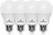 Great Eagle A19 LED Light Bulb, 9W (60W Equivalent), 2700K Warm White, Dimmable, 4 Pack